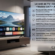Smart TV 55 Pulgadas LG 4K AI | $600 USD | Envío Gratis, Garantía y Factura | Sonido Envolvente Virtual - Img 57919149