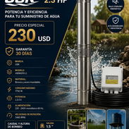 BOMBA DE AGUA SUMERGIBLE USK 2.3 HP Nuevas en caja - Img 56418380