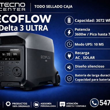 Ecoflow desde 120 usd y Accesorios.  Delta 2, 3, 3 classic, river pro, delta pro, max, lamparas, Extensión tdo 0km - Img 120982914