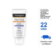Neutrogena Clear Face Oil-Free Sunscreen Broad Spectrum SPF 50 88 mL 3 oz - Img 58468062