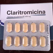 ©️- 6 USD, Claritromicina 500mg, 1 tira de 10 Tableta -©️ - Img 50436279