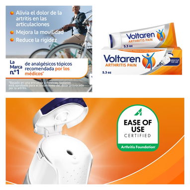 CREMA ANALGÉSICA VOLTAREN PARA EL DOLOR MUSCULAR Y ARTRITIS NUEVAS Y SELLADAS - 2/2