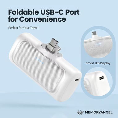 POWER BANK 5000MAH | CARGADOR PORTATIL | BATERIA EXTERNA | MINI POWER BANK | CARGA RAPIDA 22.5W | USB C | IPHONE 16 | IP - Img 123260718