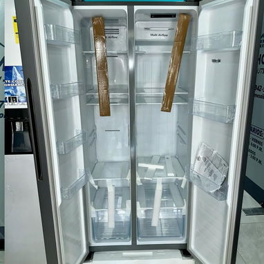 REFRIGERADOR 15.6 PIES , HISENSE TIPO SIDE BY SIDE DOBLE PUERTA REFRIGERACION Y CONGELACIÓN - Img 121913134