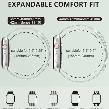 MARGE PLUS Correa de Malla Metálica para Apple Watch - Img 123805574