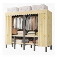 Armario tipo modular con barra para colgar ropa y cortinas - Img 51653002