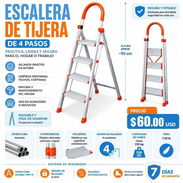ESCALERA DE TIJERA DE 4 PASOS - Img 56805652