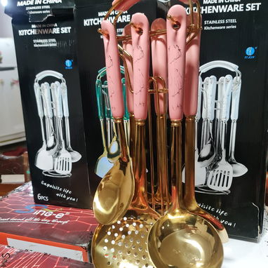 JUEGOS DE UTENSILIOS DE COCINA (ACERO INOXIDABLE) 6PCS - 2/5