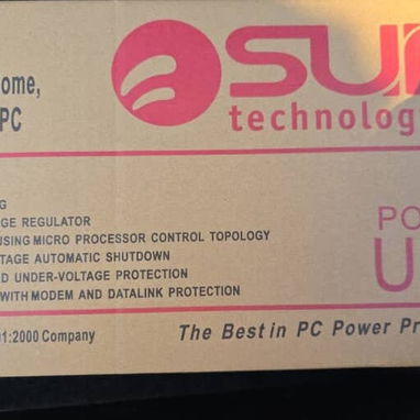 Backup, marca SUN, 650VA/390W y 1000VA/600W, 4 tomas con respaldo, factura, garantía y mensajería gratis,📞👉🏻 58684483 - Img 116494953