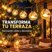 Iluminación tipo guirnalda para ambientes acogedores - Img 57875655