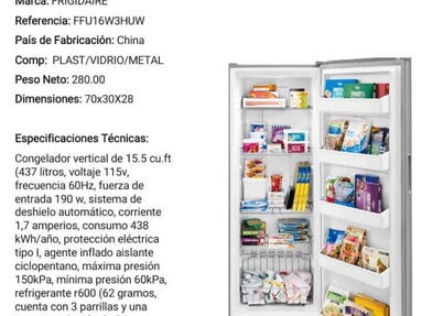 Freezer vertical nuevos en caja - Img 64406768