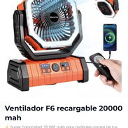 Ventilador f6 recargable 20000mAh - Img 57962938