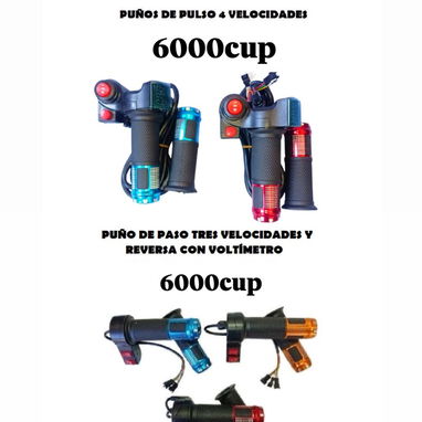 Cargador,conmutadores,caja de luces,flasher,puerto de carga,breaker,voltímetro,espejo,lodera,manilla,puño,rodamiento - Img 119665374