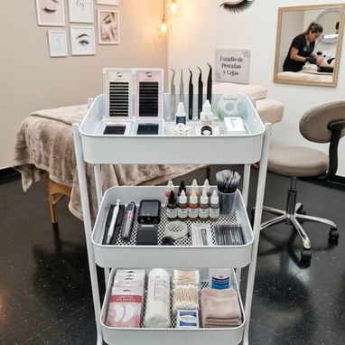 ATENCION 💅 Negocios de Belleza 🛒 Carrito Organizador Plegable con Ruedas!!! - Img 120140433