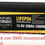 Batería LifePo4 de 12V 200A con BMS incorporado de 200A - Img 58210972