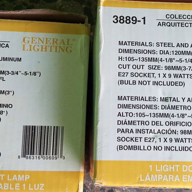 Lámparas empotrables General Lighting. Colección Arquitectónica. - 3/3