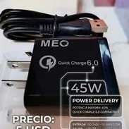 Cargador Carga Rápida 45 W con cable USB-C - Img 57561538