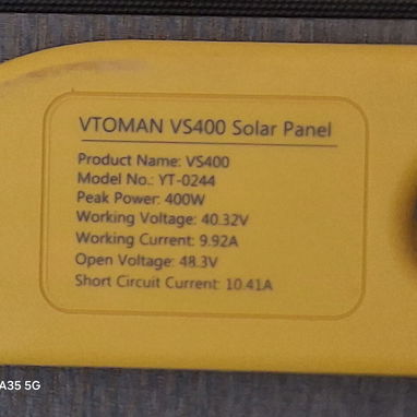 Paneles solar portátil de 400w marca Vitoman - Img 124876088