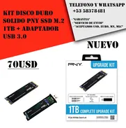 Kit Disco Duro Solido PNY SSD M.2 1TB + Adaptador USB 3.0 "Nuevo Sellado" - Img 48875844