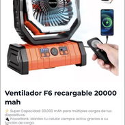 Ventilador F6 recargable - Img 55626260