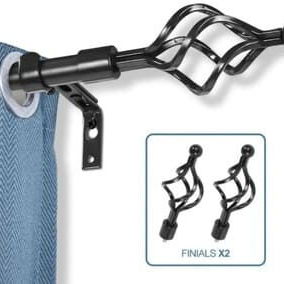 Cortinero decorativo en espiral extensible 168–305 cm US$15.00 - 4/5