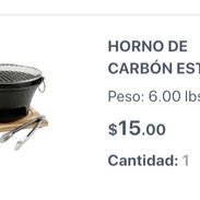 Horno carbón hornilla - Img 56005152