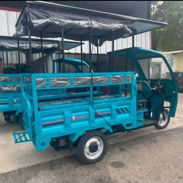 TRICICLO ELÉCTRICO YAMAKI ( CON CABINA, TECHO Y PANEL SOLAR) ⚙️CARACTERÍSTICAS: • 1500 Wats • 72 Volt • 58 Amp • - Img 57832835