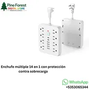 * Enchufe múltiple 14 en 1 con protección contra sobrecarga - Img main-image-56284680