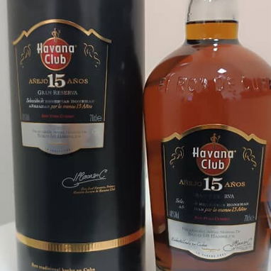 Rones Havana Club, Pacto Navío, Selección, Unión, Gran Reserva 15 años - 2/3