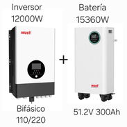 ⚡🔋 COMBO ENERGÍA TOTAL MUST 🔋⚡ 🔥 Inversor MUST 12KW + Batería LiFePO4 MUST 15.3KWH - Img 55947763