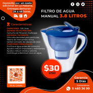 💧 FILTRO  💧 DE AGUA MANUAL 1.8 LITROS. TENEMOS MENSAJERÍA CON FACTURA Y GARANTÍA. TEL 54833699 - Img 57593246