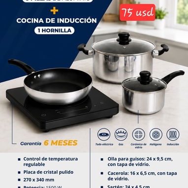 Combos Cocina  y Juego de Calderos - 3/5