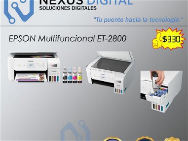 Impresora EPSON EcoTank ET-2800 SUPERTANK (multifuncional) NUEVA en su caja - Img main-image-45151423