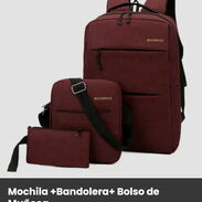 Mochila +Bandolera+ Bolso de Muñeca - Img 45431697