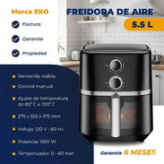 🍟 COCINA SALUDABLE 🍟 FREIDORA MARCA EKO 5. LITROS. ENTREGAMOS FACTURA Y GARANTÍA. TL 54833699 - Img 52917489