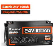 💥🔋 Humsienk LiFePO4 24V 100Ah – 2560Wh (2.56kWh) 💵 650 USD - Img 57032384
