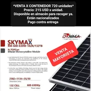 Paneles solares, venta por contenedor que trae 720 unidades. Ya están en el almacén listos para vender. - Img 57192523