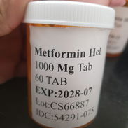 Metformin HcL 1000mg 60tabletas - Img 54992426