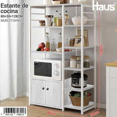 Estante de cocina (Estructura metálica) ⭐️Domicilio Incluido⭐️ - 5/5