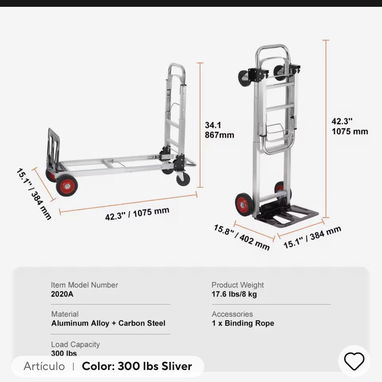 Carretilla para mover mercancía - 2/5
