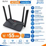 ROUTER OLAX SCORPIO X60 DUAL BAND GIGABIT WAN + LAN SELLADOS 63142460#55821991 - Img 55421380