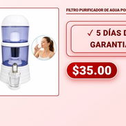 FILTRO PURIFICADOR DE AGUA POR GRAVEDAD - Img 58260854