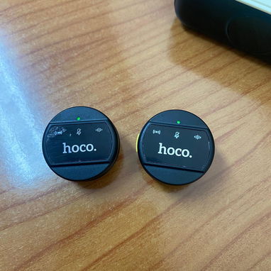 🎙️ HOCO🎙️ MICRÓFONO INALAMBRICO L22 - 2 EN 1 CON ESTUCHE TIPO C / LIGHTNING - Img 112374903