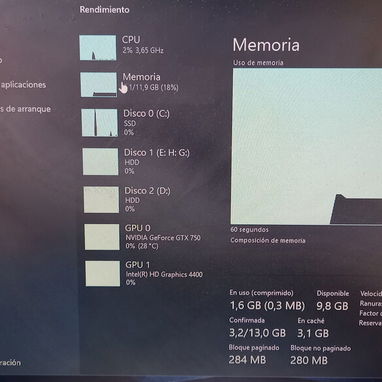 Vendo torre PC: i3-4170, Placa B85M (hasta i7 4ta), 12GB RAM, GTX 750 1GB, 2 HDD 1TB + HDD 80GB, Win11, drivers listos. - 4/6