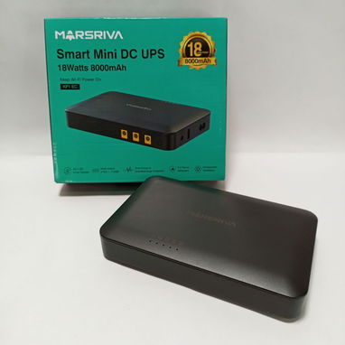 Mantén tu Router encendido durante el APAGÓN entre 7 y 9 horas - Mini UPS KP1 Marsriva 8000mAh/18W - Img 118644763