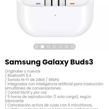 Samsung Galaxy Buds3. Originales, en su caja - Img 112536024