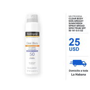 Neutrogena Clear Body Non-Greasy Sunscreen Spray Broad Spectrum SPF 50 141 g 5 oz - Img 58468018