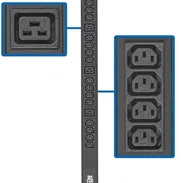 Vendo Regleta para Rack Servidores Tripp Lite PDU Medido 16 C13 4 C19 3.2/3.8kW 208/240V C20/L6-20P NEW hasta 20A con me - Img 50498073