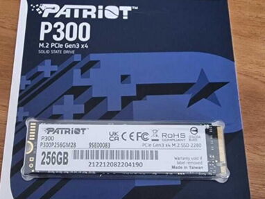 SSD M2 256gigas/PATRIOT/NVME PCIE/ GEN 3X4 / NUEVOS EN CAJA - Img main-image