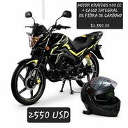 MOTOR KRATHOS 200CC + CASCO INTEGRAL DE FIBRA DE CARBONO - Img 55783409